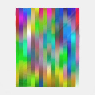 parallel vertical lines pattern abstract fleece blanket