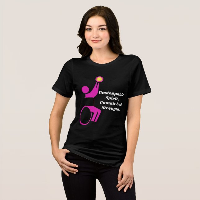 paralympics 2024 Tri-Blend shirt (Front Full)