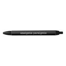 paralysie d'analyse Funny Office Stylo noir d'encr