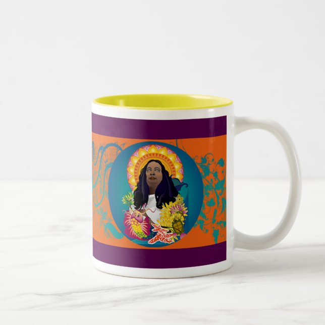 Paramahansa Yogananda Two-Tone Coffee Mug (Right)