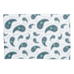 Paramecia Paisley Biology Science Protozoan Pillowcase