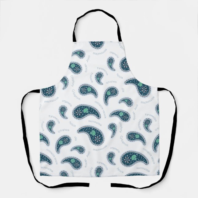 Paramecia Paisley Protozoan Biology Science Apron (Front)