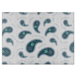 Paramecia Paisley Protozoan Biology Science Cutting Board