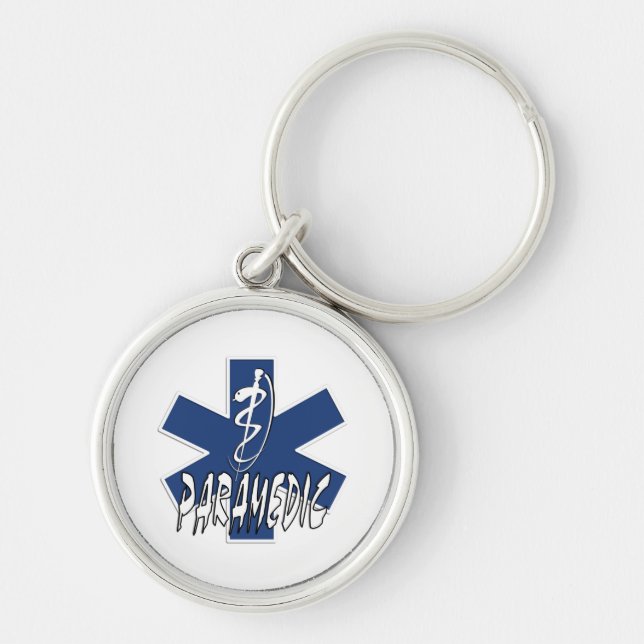 Paramedic Action Keychain (Front)