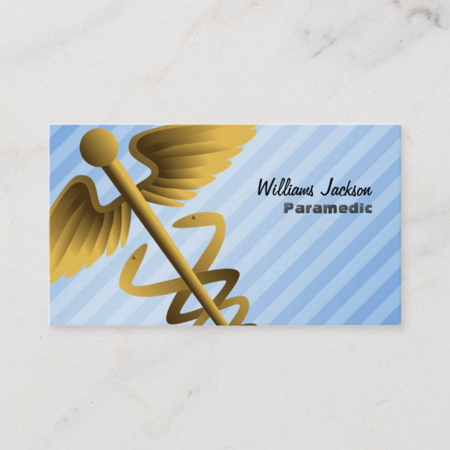 Paramedic Business Cards (Front)