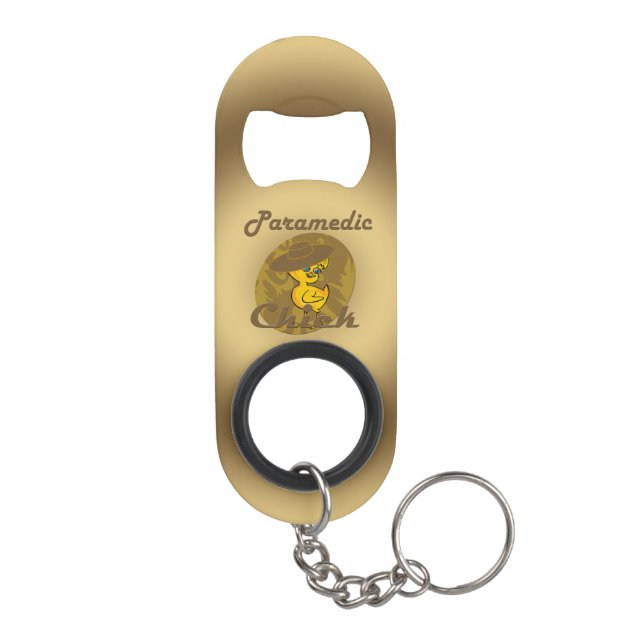 Paramedic Chick #6 Mini Bottle Opener (Back)