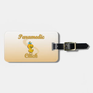 Paramedic Chick Luggage Tag