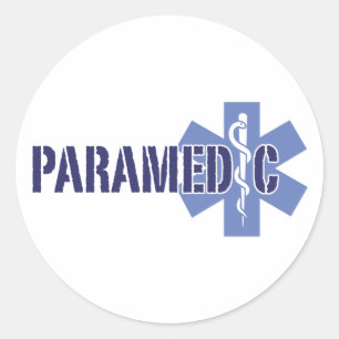 Paramedic Classic Round Sticker