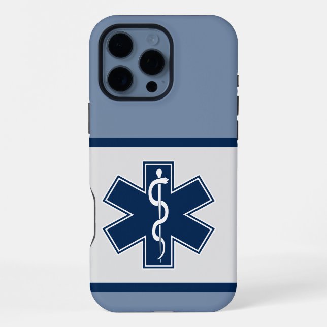 Paramedic EMT EMS iPhone Case (Back)