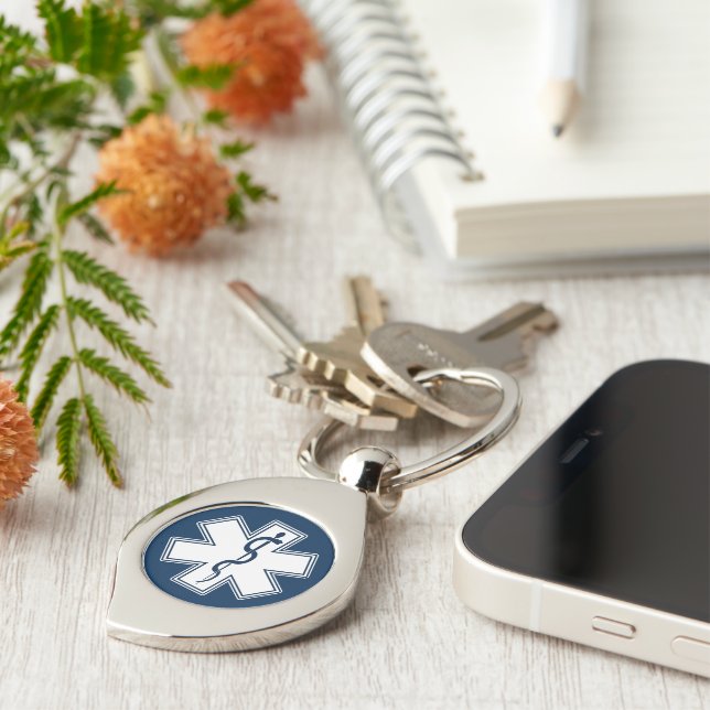 Paramedic EMT EMS Keychain (Side)
