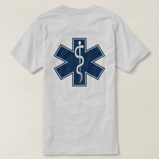 Paramedic EMT EMS T-Shirt (Design Back)