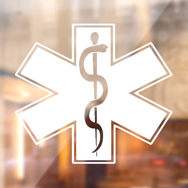 Paramedic EMT EMS Window Cling (Sheet 2)