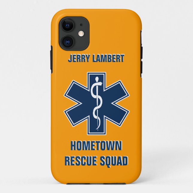 Paramedic EMT Name Template Case-Mate iPhone Case (Back)
