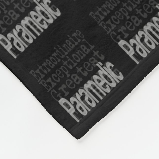 Paramedic Extraordinaire Fleece Blanket (Corner)