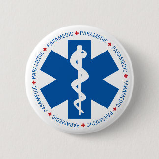 Paramedic / First Responder / Emergency Services 2 Inch Round Button