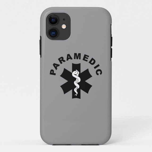 Paramedic Logo Theme Case-Mate iPhone Case (Back)
