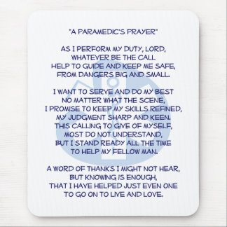 Paramedic mouse pad