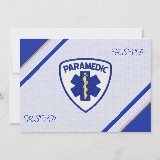 Paramedic RSVP Cards (Back)