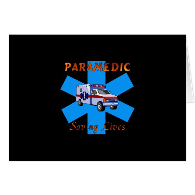 Paramedic Saving Lives (Front Horizontal)