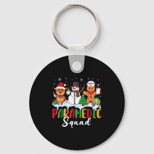 Paramedic Squad Reindeer Snowman Gingerbread Chris Keychain