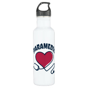 Paramedic Stethoscope with heart 710 Ml Water Bottle