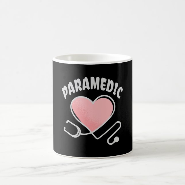 Paramedic Stethoscope with heart Coffee Mug (Center)