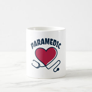 Paramedic Stethoscope with heart Coffee Mug