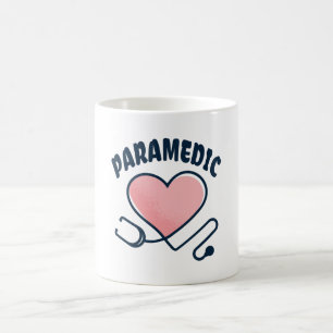 Paramedic Stethoscope with heart Coffee Mug