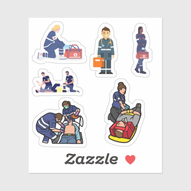 Paramedic Stickers (Sheet)