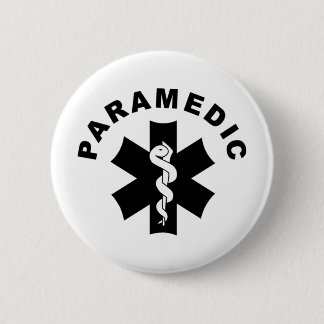 Paramedic Theme 2 Inch Round Button