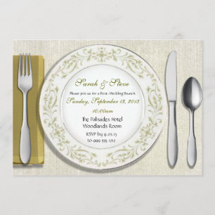 Paramètre de table personnalisé Invitations de bru