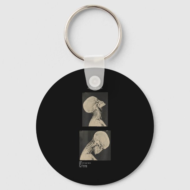 Paramore cropped headbanger x-ray doctors  keychain (Front)