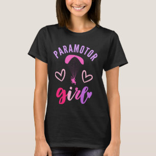 Paramotor Girl Training Paragliding Women Flight T-Shirt