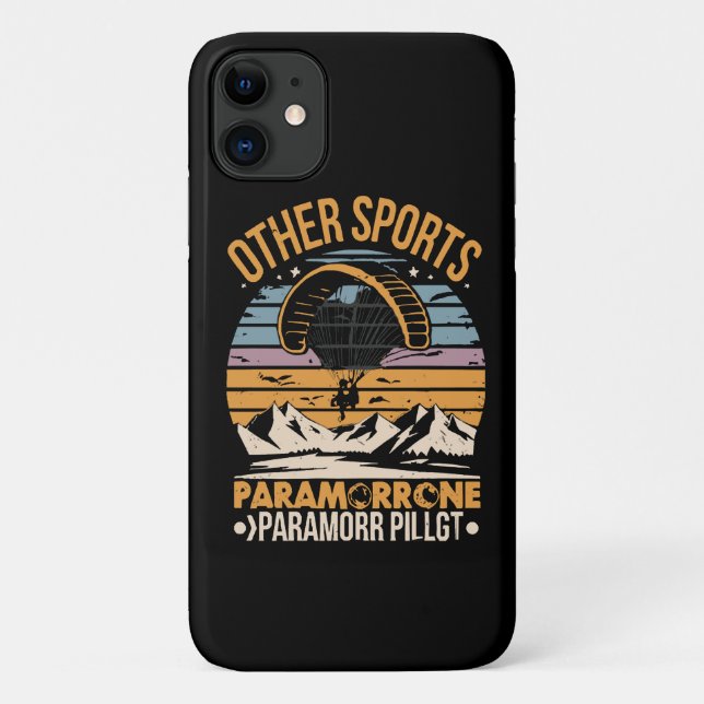 Paramotor Pilot Paramotoring Case-Mate iPhone Case (Back)