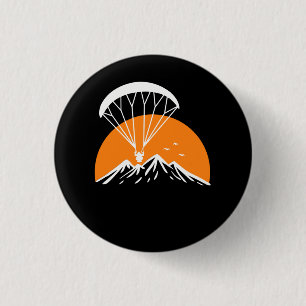 Paramotoring Retro Vintage 1 Inch Round Button