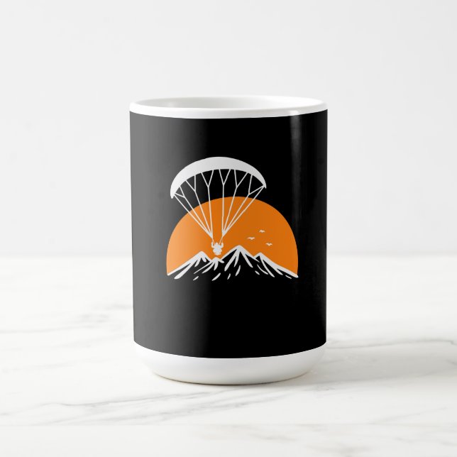Paramotoring Retro Vintage Coffee Mug (Center)