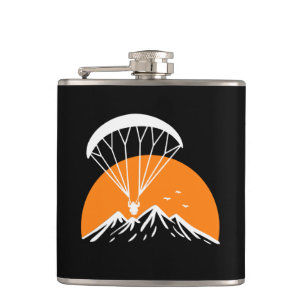 Paramotoring Retro Vintage Hip Flask