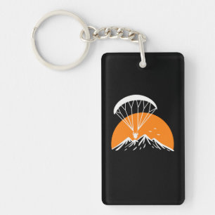 Paramotoring Retro Vintage Keychain