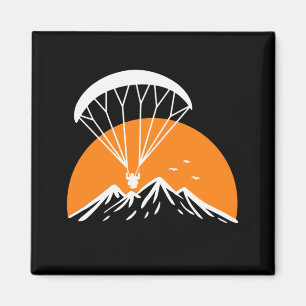 Paramotoring Retro Vintage Magnet