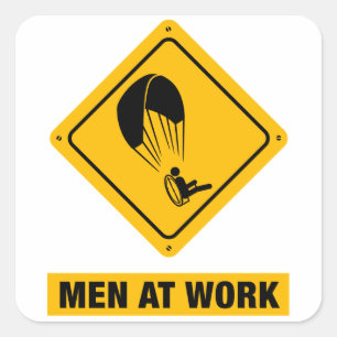 Paramotoring Square Sticker