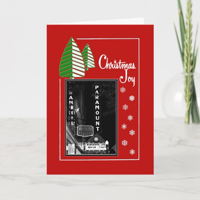 Paramount Theatre holiday card (Front)