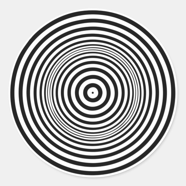 Paranoia Classic Round Sticker (Front)