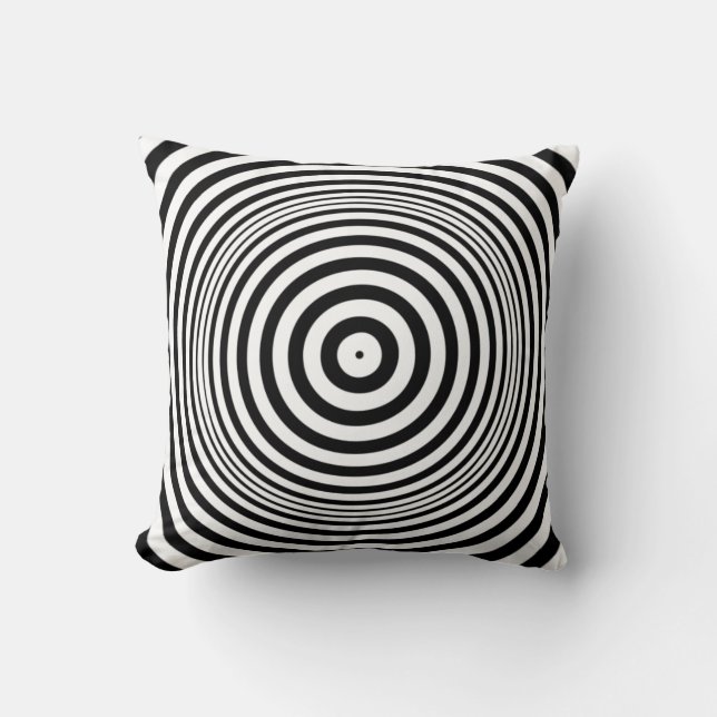 Paranoia Throw Pillow (Front)