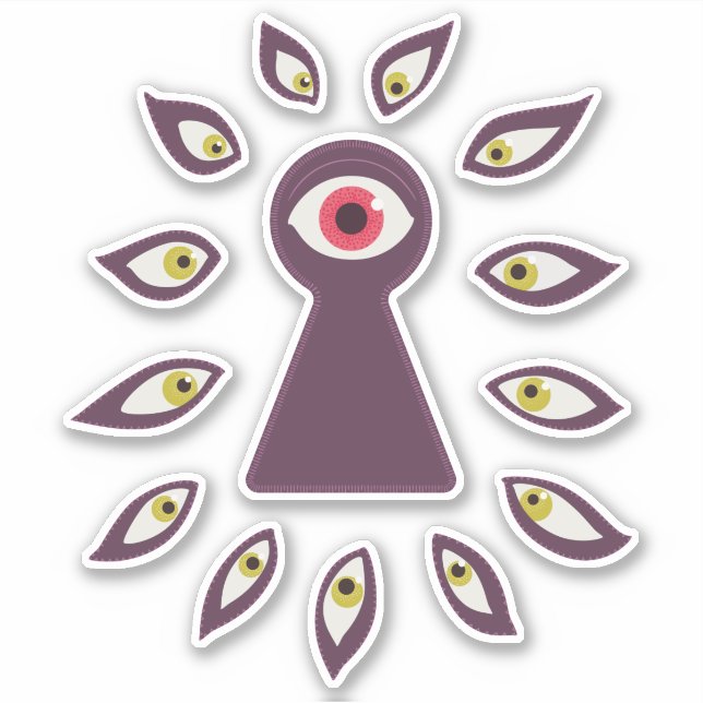 Paranoid Anxiety Spying Eye (Front)