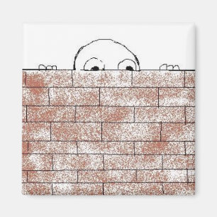 Paranoid brick - magnet