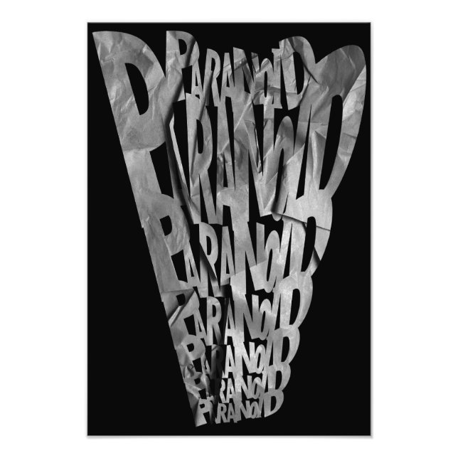 PARANOID! Graphic Poster (Front)