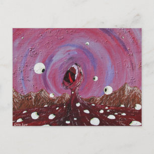Paranoid painting postcards