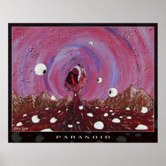 Paranoid Poster