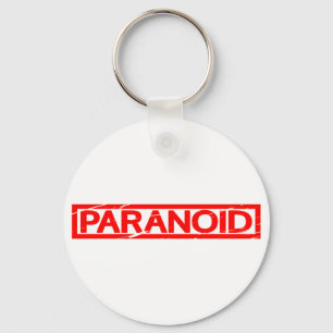 Paranoid Stamp Keychain