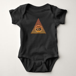 Paranormal All Seeing Eye of Providence Spiritual Baby Bodysuit